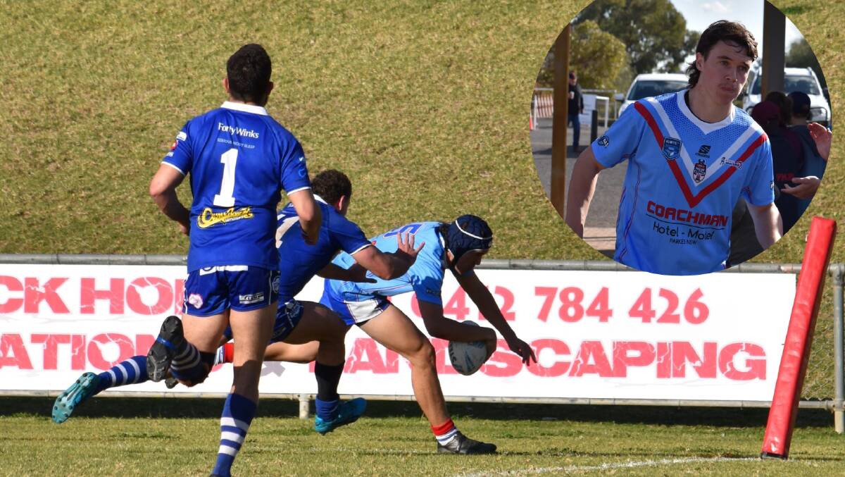 Parkes Spacemen winger Ryan Goodsell scored four tries last weekend. Pictures by SM Photography