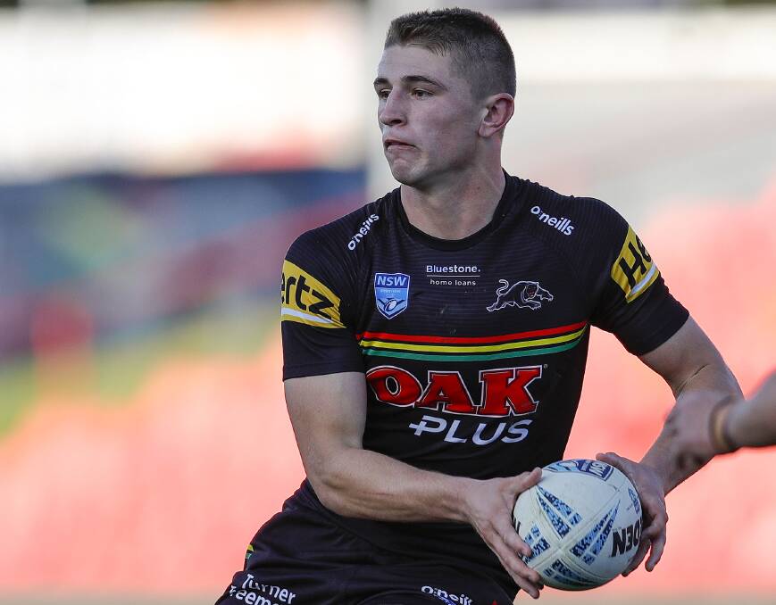 Jack Cole in action for Penrith Panthers' NSW Cup team. Picture by Bryden Sharp/NSWRL.