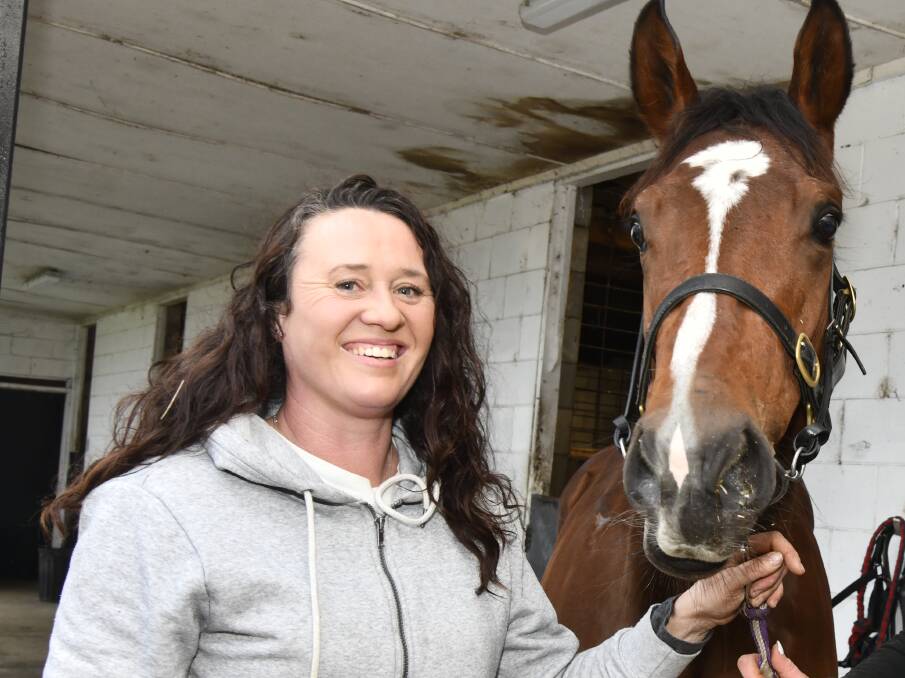 Melissa with Kelilah at Towac Park Racecourse. Picture by Jude Keogh
