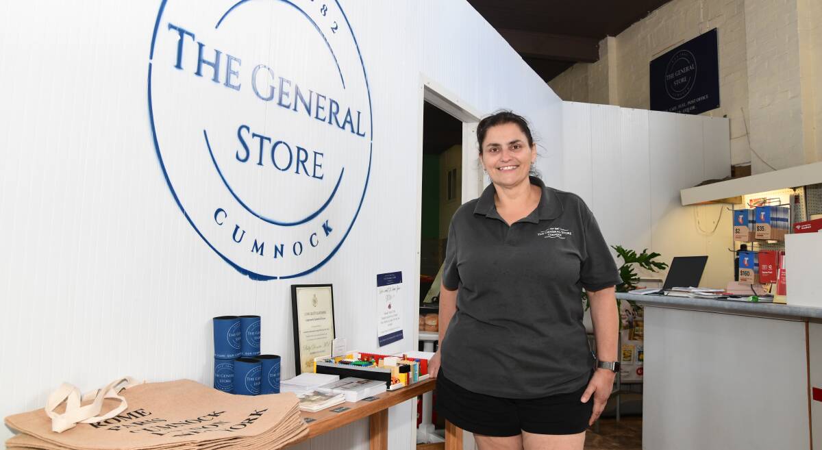 The General Store Cumnock's manager, Sydney's Bernadette 'Bernie' Veljkovic says she's still coming to grips with how 'beautiful' country living is. Picture by Jude Keogh.