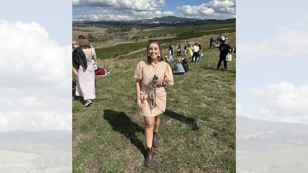 Newest part-time employee at Orange Physiotherapy and Sports Injury Clinic, Isobelle pictured Offord at the 2022 Forage event. Picture supplied.