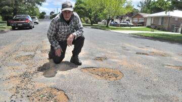Pothole repair blitz across Orange following heavy rain. File picture 