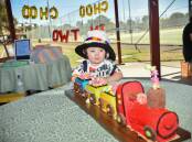 Teddy Forbutt celebrated his second birthday at the Bathurst Miniature Railway. Picture by James Arrow