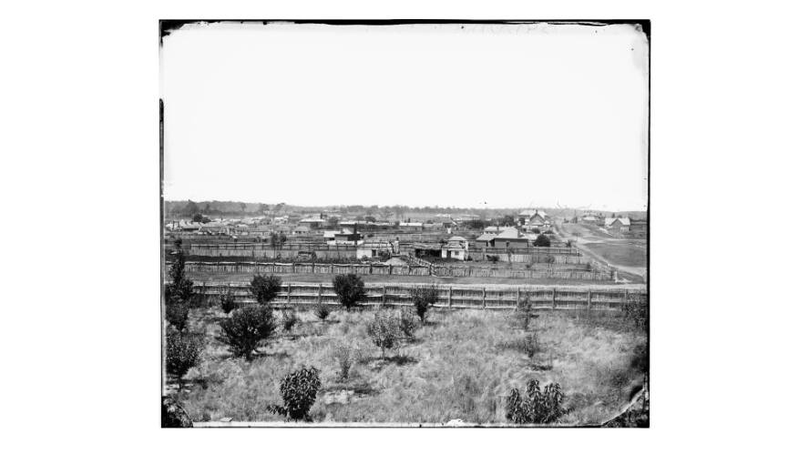 Orange NSW between 1870-1875. Picture courtesy of the NSW State Library.