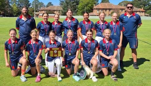 The Western Girls squad after winning the under 12s grand final at Orange on Sunday. Picture supplied