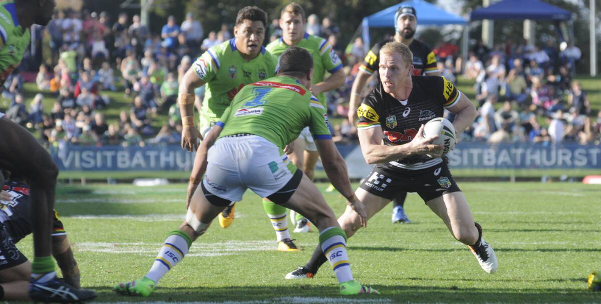 Panthers' Peter Wallace takes on Raiders' Jack Wighton