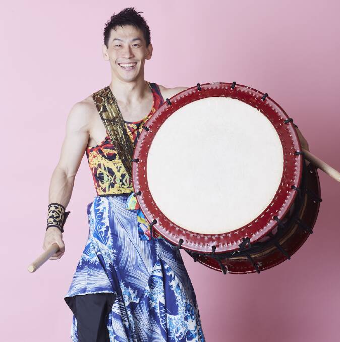 SHOWTIME: Yamato drummer Gen Hidaka will be performing at the Bathurst Memorial Entertainment Centre on Thursday, September 21. Photo: SUPPLIED