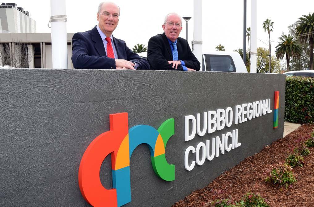 TOO LATE?: Dubbo Regional Council acting interim general manager David Dwyer and administrator Michael Kneipp