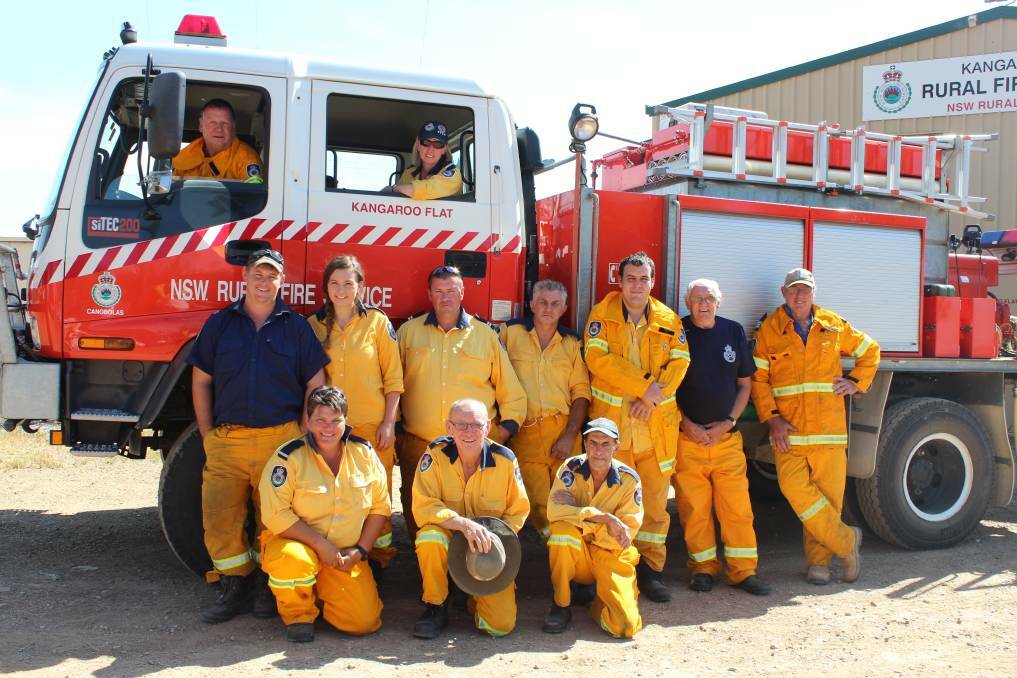 TEAM EFFORT: Members of NSW Rural Fire Service brigade from Kangaroo Flat were instrumental in fighting the Mount Canobolas and Gowan fires.