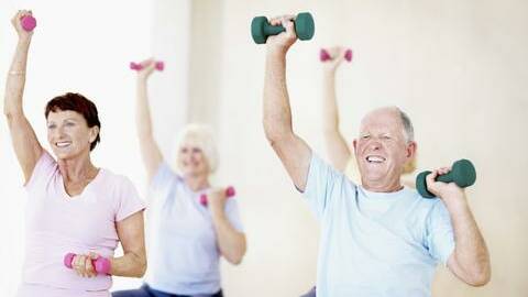 Gym designed for seniors exercise ready to open doors