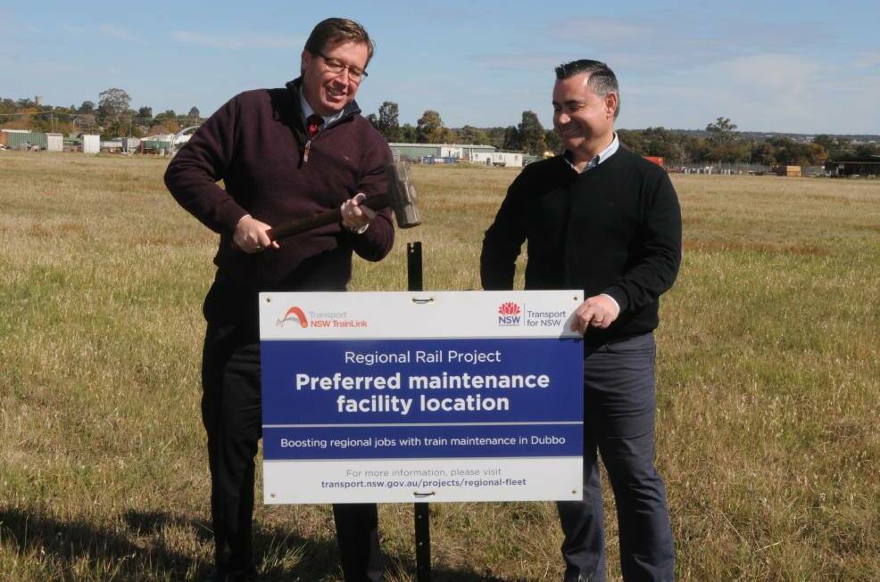 HAMMER THE POINT: Bill Walsh suspects member for Dubbo Troy Grant "does not like Orange", which would put him at odds with deputy premier John Barilaro.