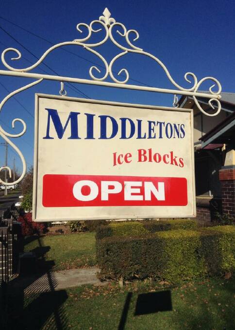 SIGN OF THE TIMES: Middletons Ice Block factory in Hill Street is an Orange institution. Photo: FACEBOOK