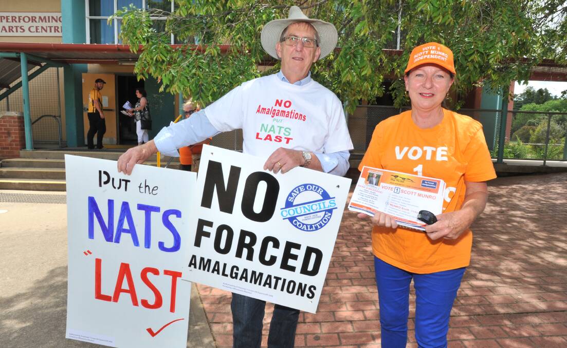 NO SAFE MERGING: "The feedback from polling booths was that amalgamations and greyhounds were front of mind for voters" - Sean Nicholls. Photo: JUDE KEOGH