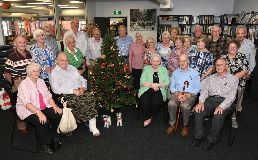 MERRY CHRISTMAS: The Orange Oral History Group farewelled 2017 with a discussion about the people who had the biggest influence on their lives. Photo: JUDE KEOGH 1212jkhistory