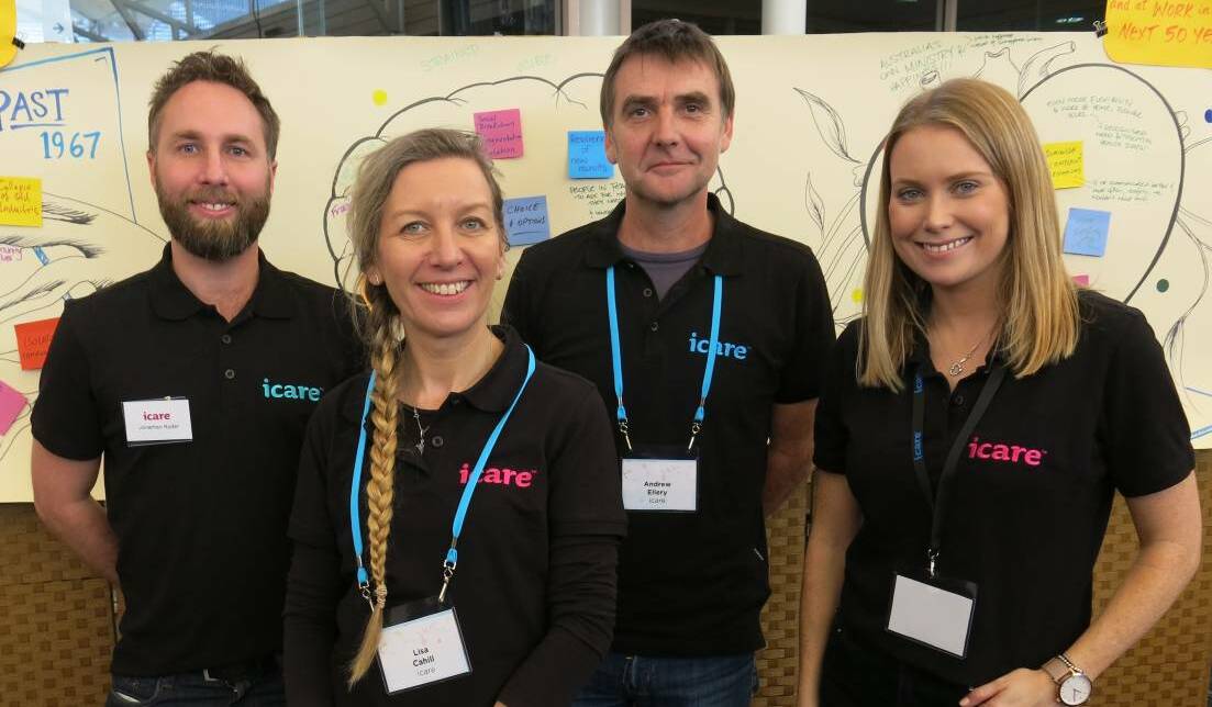 TIME TO TALK: The icare NSW team Johnathan Ryder, Lisa Cahill, Andrew Ellery and Libby Ritchie will host a workshop in Orange.