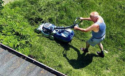 CHOP IT DOWN: Reader Keith Curry has a word of warning to residents with long grass on or near their property.