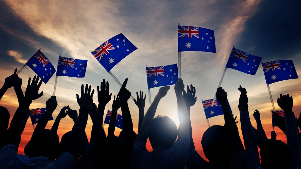 FLYING THE FLAG: Denis Gregory believes January 26 is "a day that unites all Australians" and there is no need to change Australia Day.