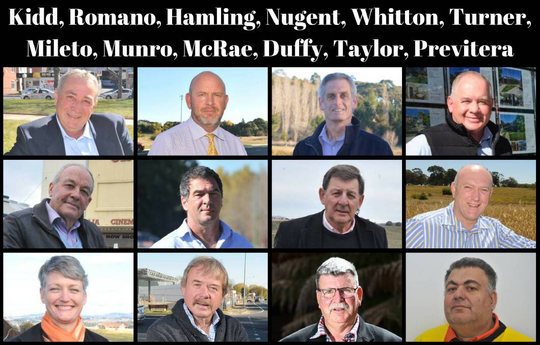 NEW TEAM: The 12 councillors to be on Orange City Council for the next three years were finally decided on Thursday night after voters' preferences were allocated.