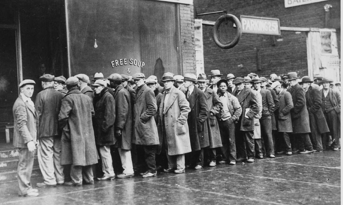 THE WORST OF TIMES: According to the Australian Government website, during the Great Depression unemployment in Australia reached 32 per cent, compared with the 5.6 per cent that it is today. Photo: FILE PHOTO
