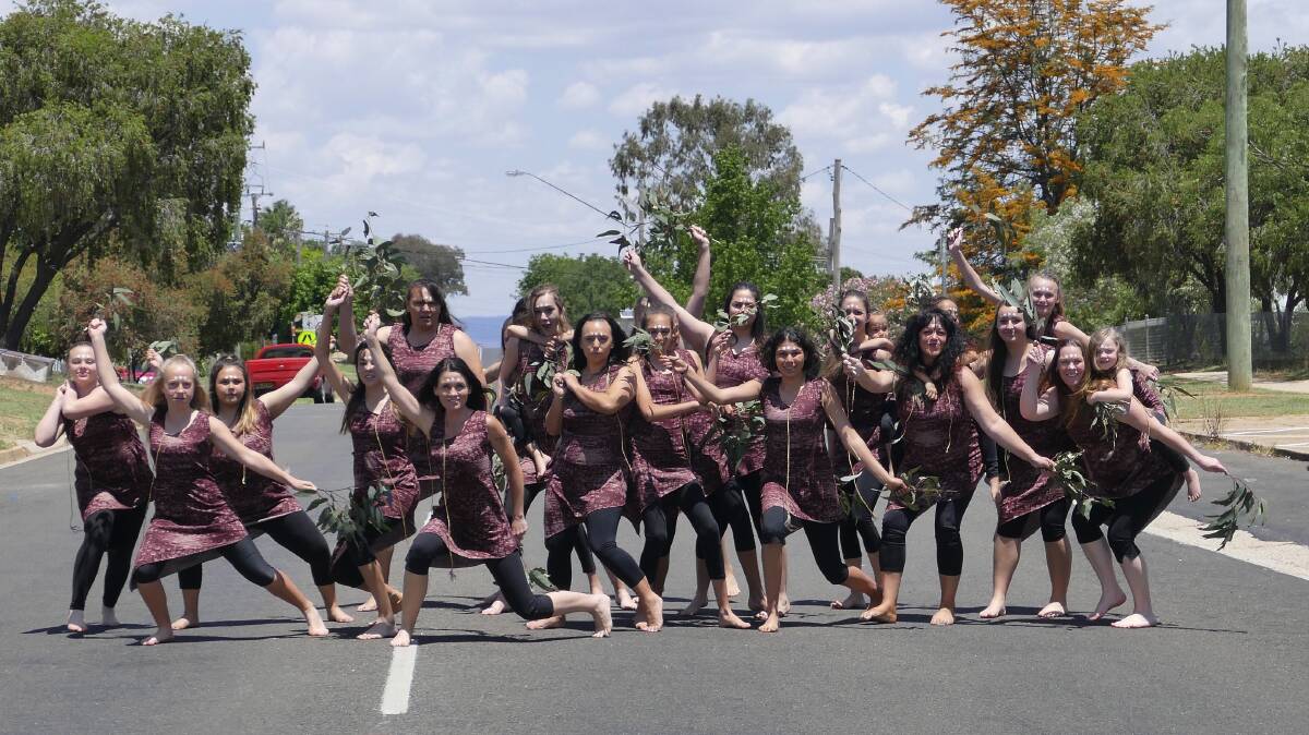 READY TO GO: The members of Madhu Yinaa practice their routine ahead of the Dance Rites competition at Sydney later this month. Photo: KATRINA CROPPER CHALKER