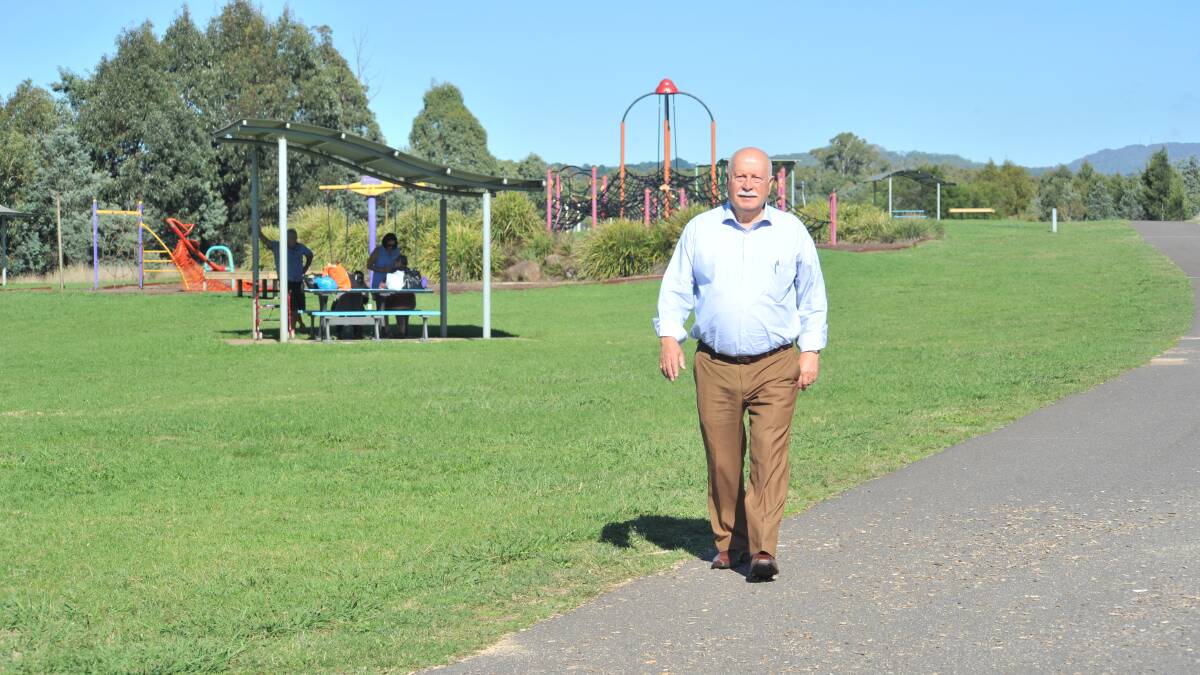 LET THEM PLAY: Councillor Chris Gryllis says Gosling Creek's success can be replicated by opening Spring Creek and Suma Park dams to the public. Photo: JUDE KEOGH