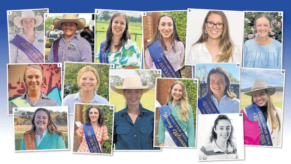 The 2024 The Land Sydney Royal AgShows NSW Young Woman finalists. Pictures supplied