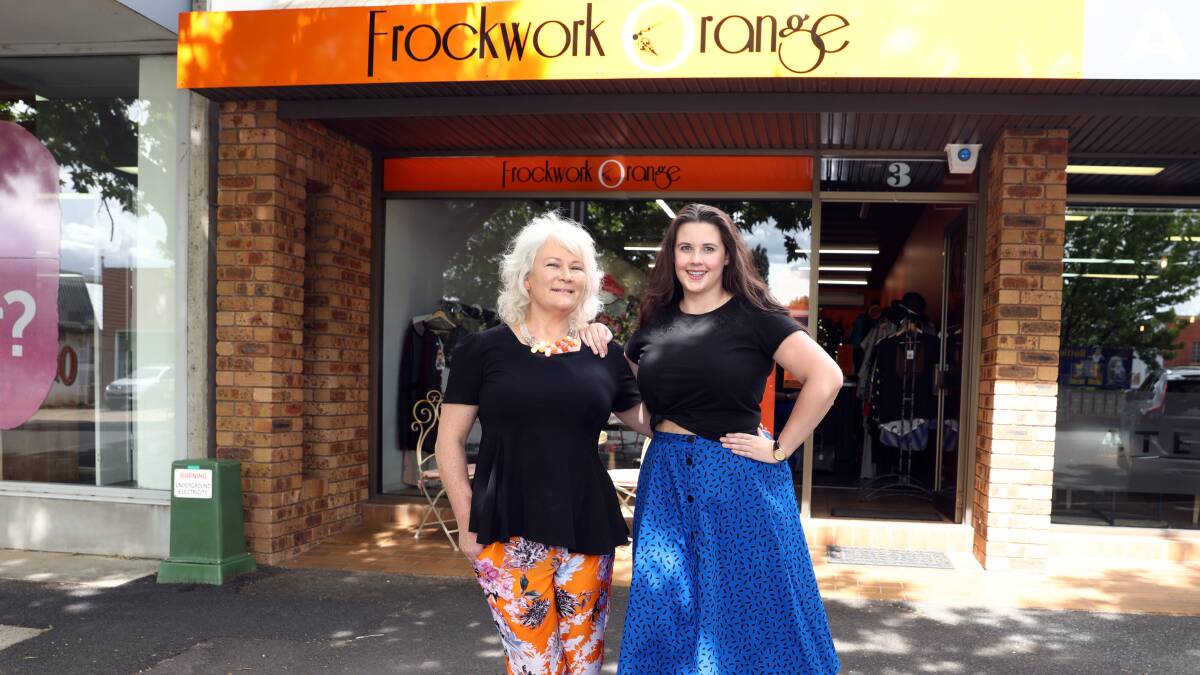 FRESH CLIENTELE: Frockwork Orange owner Julia Hobbs and social media consultant Stef MacFie.