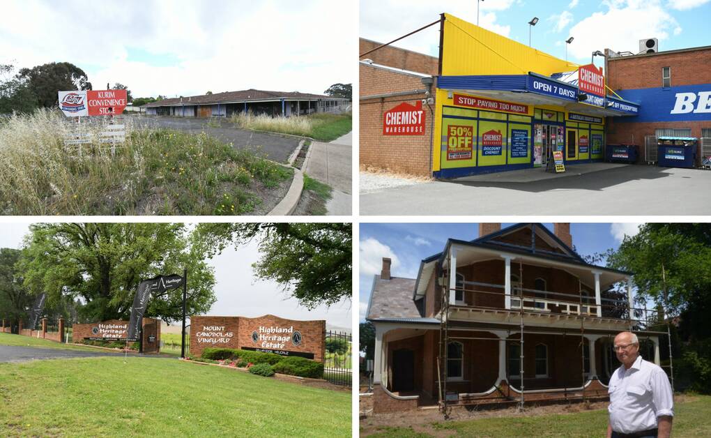 IN BREACH: Kurim Convenience Store remains standing, Chemist Warehouse has illegal signage, Highland Heritage built heliport features and Yallungah lost some features. 