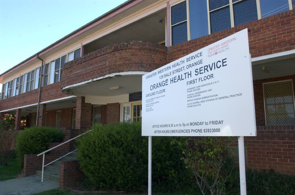 SQUATTERS' HAVEN: The former Orange Community Health Centre on Sale Street. File photo.