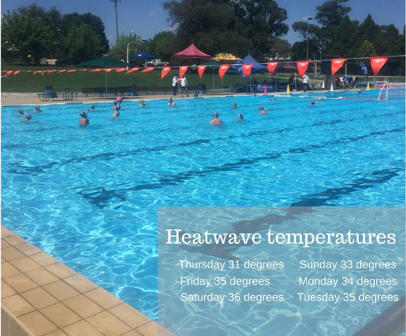 TIME FOR A SPLASH: Orange Aquatic Centre could be the place to be during the weekend's hot weather. Photo: SUPPLIED