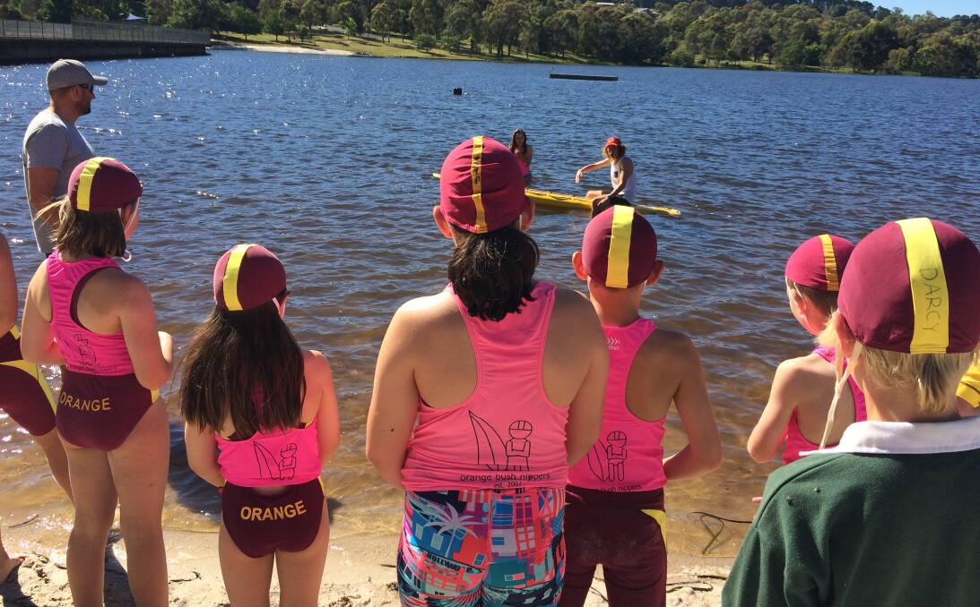 MUCH-NEEDED FUNDS: Bush Nippers undergo training at Lake Canobolas. The club will receive a $500 donation to continue its efforts. Photo: SUPPLIED