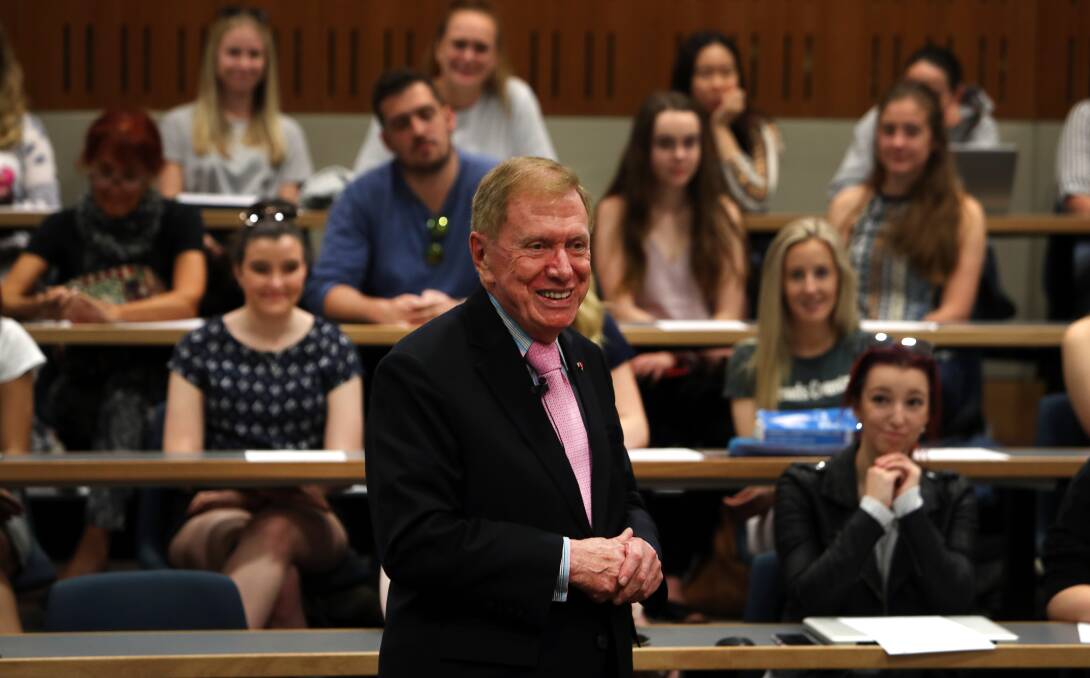 EXPERIENCED: The Honourable Michael Kirby, pictured during a visit to the University of Wollongong, will deliver a free public lecture at CSU Bathurst. Photo: SYLVIA LIBER