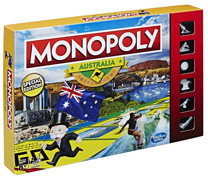 NEW GAME: The new Monopoly Australia game goes on sale on Thursday.