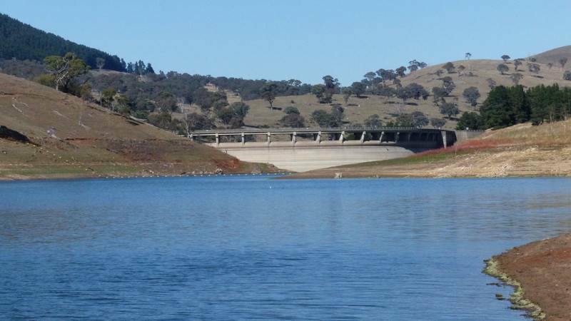 END OF THE LINE: The pipeline from Orange will link with Carcoar Dam.