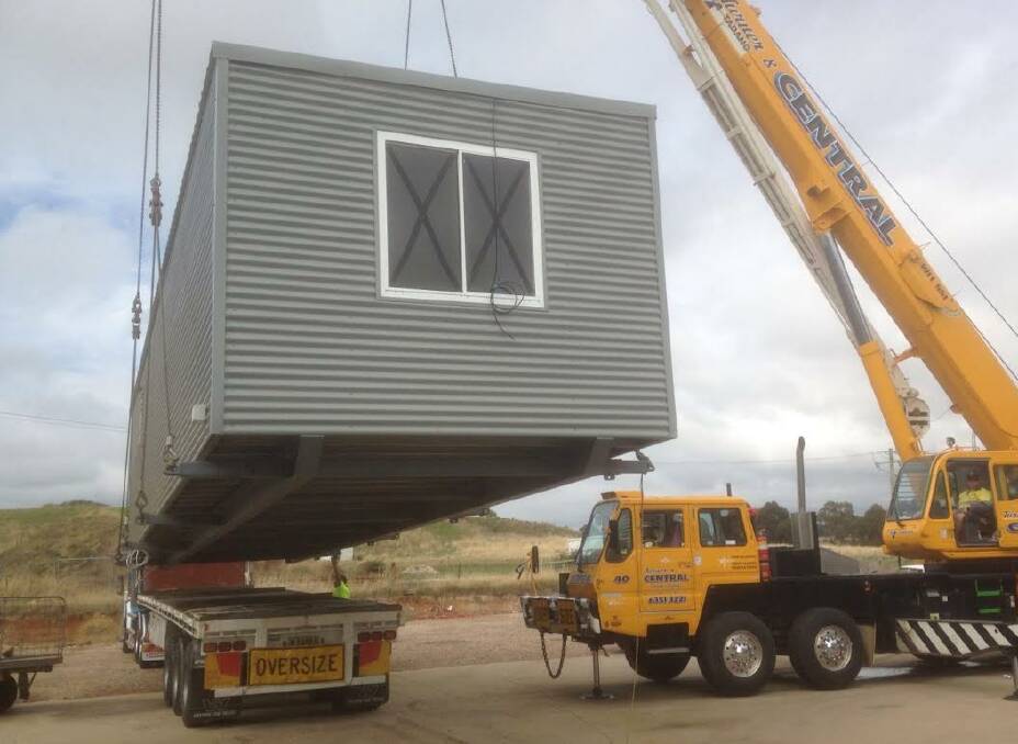ON THE UP: JMR Portable Buildings have started a new business in providing buildings for a variety of uses.