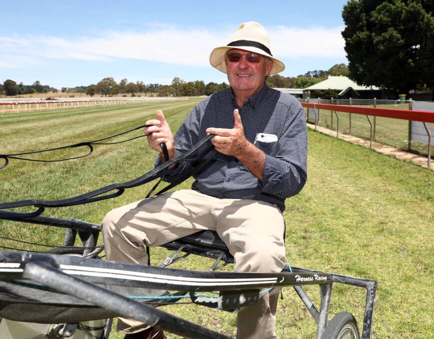 IN THE BLOOD: Orange Harness Racing Club president Frank McRae is enjoying the shift to Towac Park. Photo: ANDREW MURRAY 0121amfrank2