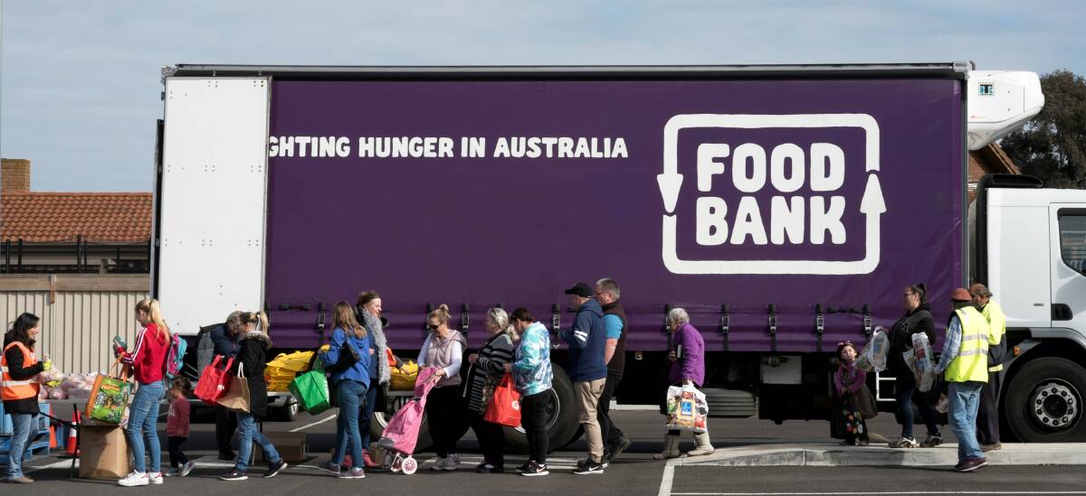 HELPING HAND: Foodbank is seeking to help peopled avoid the increasing hunger crisis. Photo: Supplied