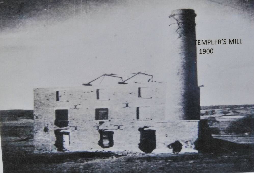 LONG LOST: Templer's Mill, seen here in 1900, was a significant building in the Narrambla Vale area. Photo: Supplied