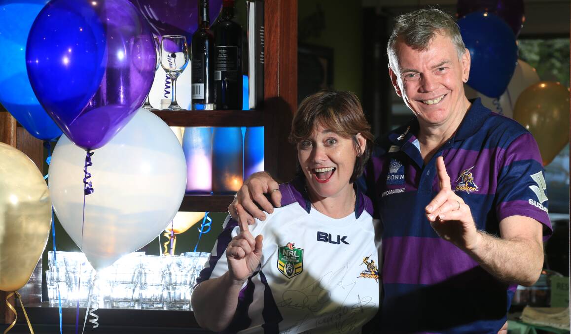 STIR CRAZY: Scrumptious On Summer cafe owners Suzy and Max Glasby will be cheering for Melbourne in the grand final. Photo: PHIL BLATCH