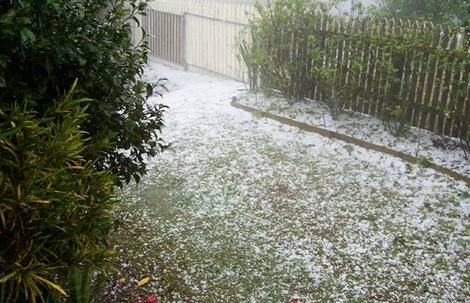WHITEWASH: NSW was hit by more than 500 storms that had damaging hail from October-March this year an insurance company has found.
