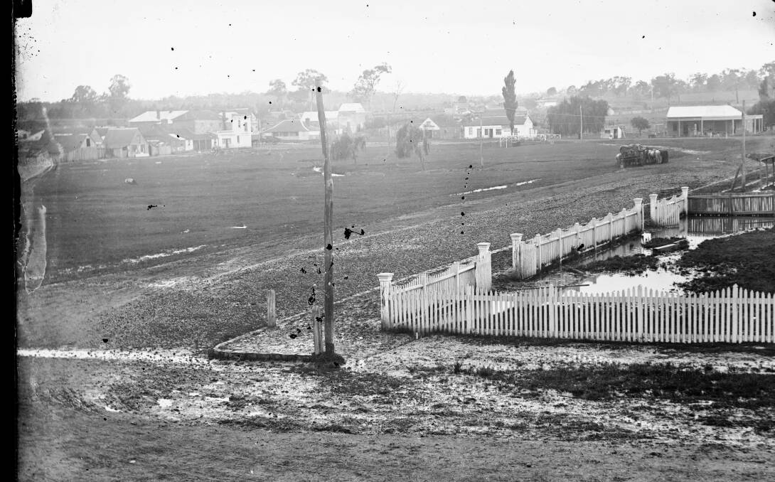 SWAMP: View across to what is now Robertson Park. 