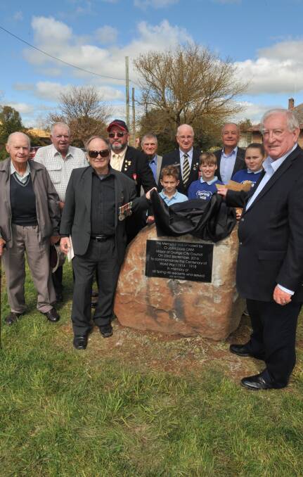 OPEN: Alan and Ross Moad, Peter Worboys, Jeff Nalder, Bill Fennell, Finley Gutherson, Chris Colvin, Jordan Cox, Cr Russell Turner, Madison Knox and mayor John Davis.