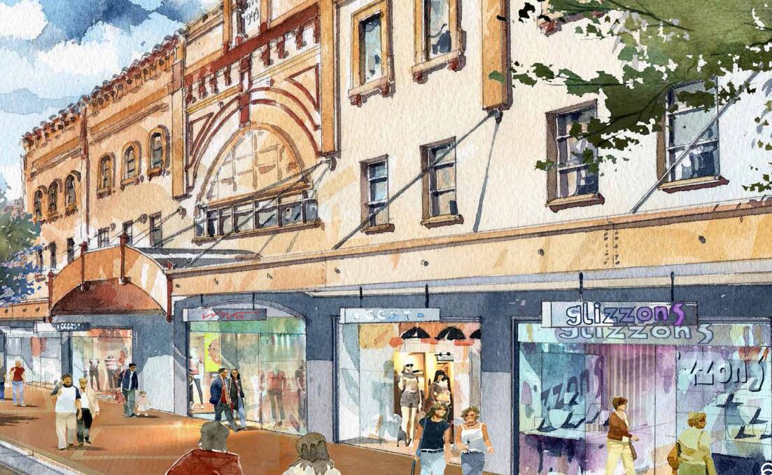FUTURE VIEW: An artist's impression of the Summer Street face of the redeveloped Myer Orange site which is not due to open until after June 2018.