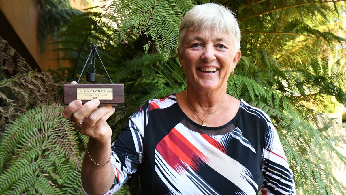 WINNING WORDS: Celia Kershaw won first place with her poem Turtle in the Banjo Paterson Australian Poetry Competition. Photo: JUDE KEOGH 0217jkbanjo5