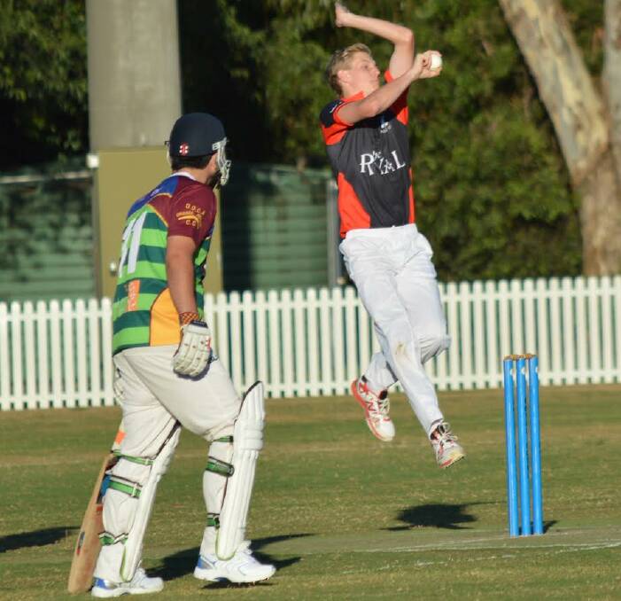 ZAC'S ON THE ATTACK: Centrals medium-pacer Zac Reimer, the leading wicket-taker in last year's Twenty20 format, pictured in action during last season's Royal Hotel Cup competition. Photo: MATT FINDLAY