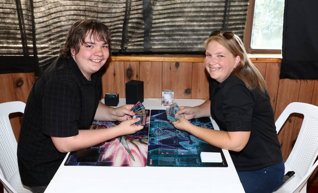 NEW BUSINESS: Top Deck Gaming's Jesse Kelly and Vanessa Gidley. Photo: ANDREW MURRAY