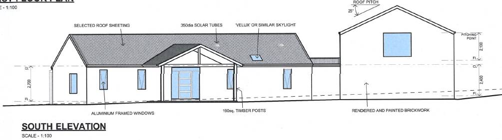 TOURIST ATTRACTION: A design sketch of the proposed bed and breakfast property. Photo: Supplied