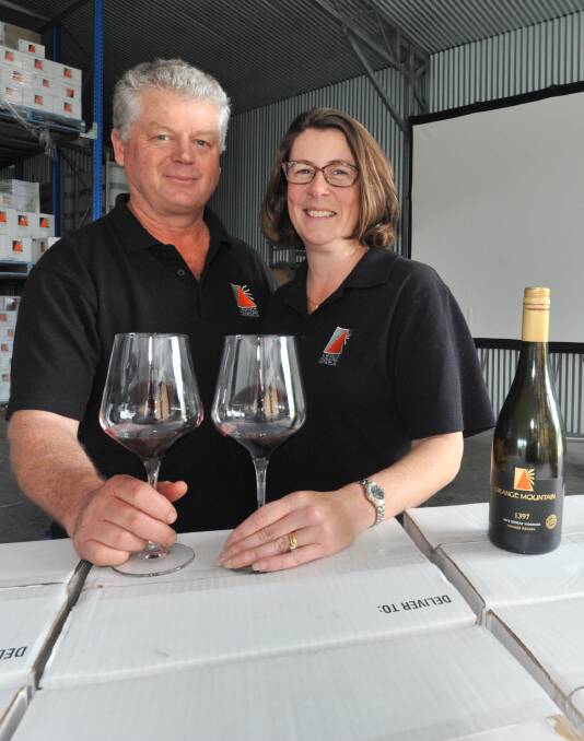 FILM NIGHT: Terry and Julie Dolle of Orange Mountain Wines will be hosting Movies in the Winery on Saturday night. Photo: JUDE KEOGH
