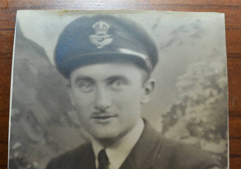 WAR HERO: Alex Jenkins of 460 Squadron was the sole survivor after his plane was shot down during World War II.