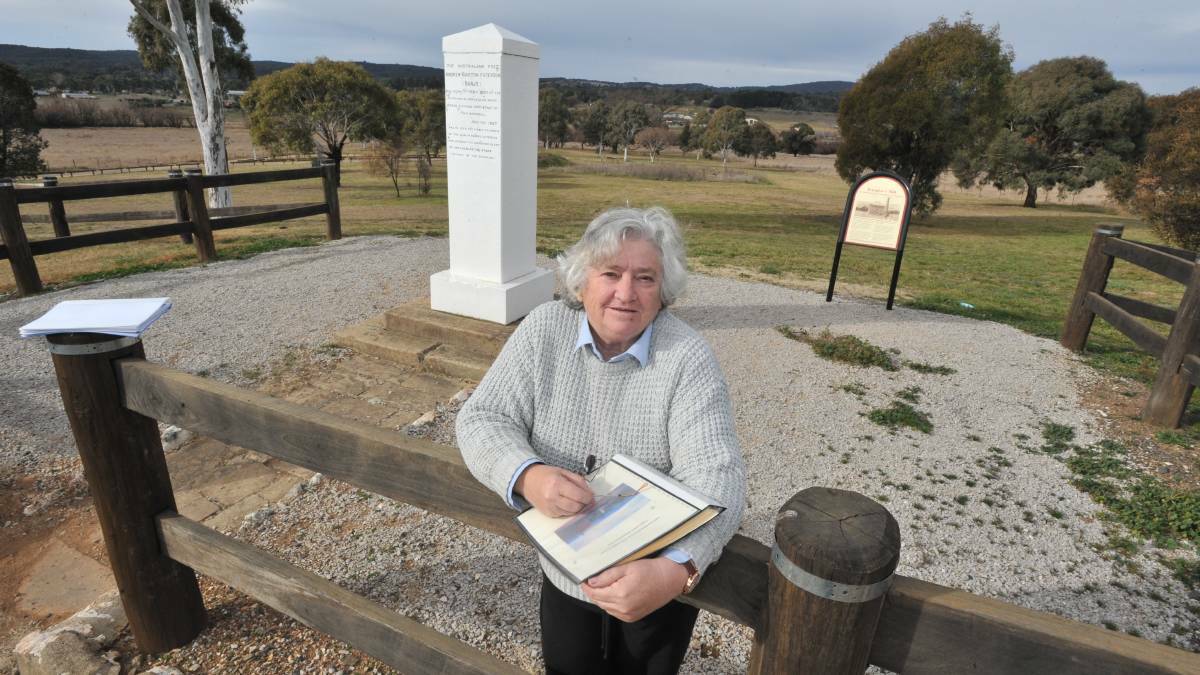 DETERMINED: Elizabeth Griffin is keen to see Banjo Paterson Park developed.